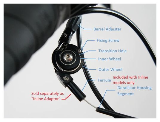 Tanpan Inline Wolf Tooth voor Shimano Road/MTB 11 Speed Mix