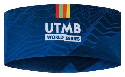 Buff Coolnet UV UTMB World Series 2024 Stirnband Blau