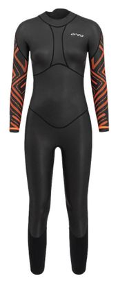 Muta Orca Vitalis Breast Stroke Donna Nero / Arancione