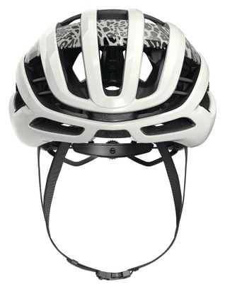 Abus AirBreaker 2.0 Leopard Weiß – Straßenhelm