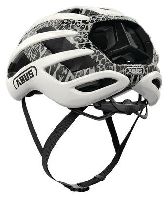 Abus AirBreaker 2.0 Leopard Weiß – Straßenhelm