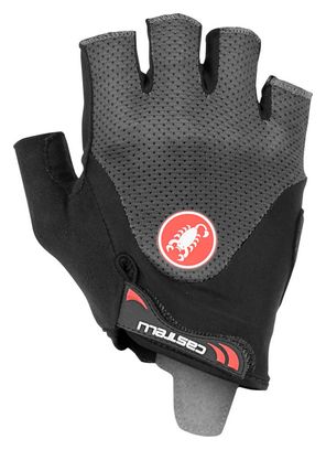 Castelli Arenberg Gel 2 Kurze Handschuhe Grau Schwarz