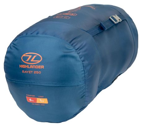Sac de couchage momie Highlander Rayet 250 Deep Blue 1°C - Bleu