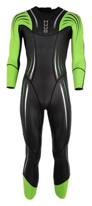 Heren Huub Neopreen Oppervlakte Wetsuit Groen/Zwart 