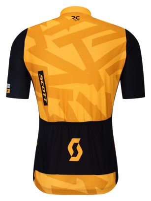 Maillot de manga corta Scott RC Endurance naranja/negro para hombre