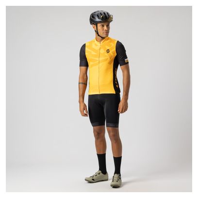 Maillot de manga corta Scott RC Endurance naranja/negro para hombre