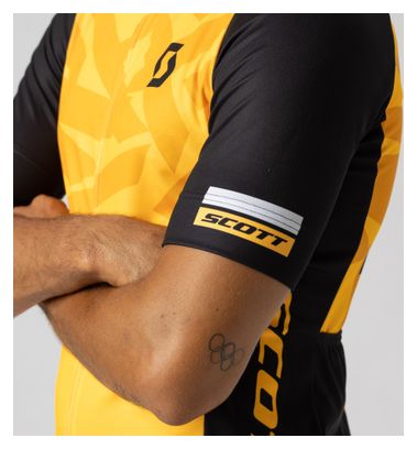 Maillot de manga corta Scott RC Endurance naranja/negro para hombre