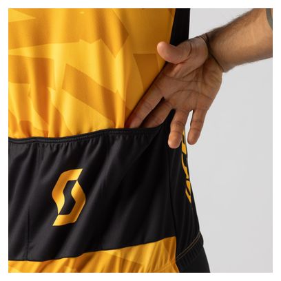 Maillot de manga corta Scott RC Endurance naranja/negro para hombre