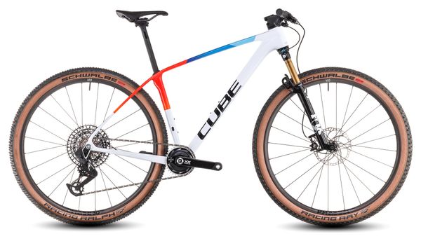 Cube Phenix C:68X SLT Hardtail MTB Sram 12S 29'' Teamline White Blue Red 2025