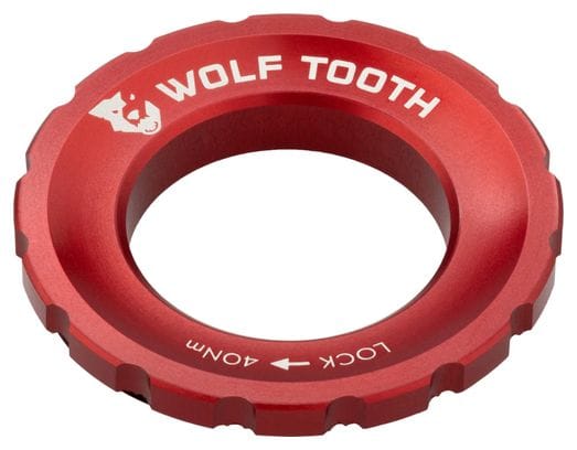 Wolf Toolth External Centerlock Nut Red