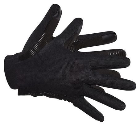 Guantes <strong>unisex Craft ADV Gravel Neg</strong>ros