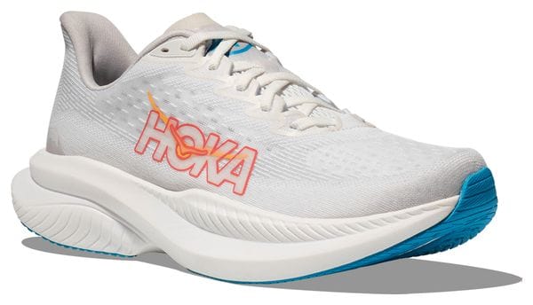 Chaussures Running Hoka Mach 6 Blanc Femme