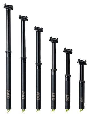 OneUp Dropper Post V3 Telescopische Zadelpen Internal Passage 120 mm Zwart (Zonder Control)