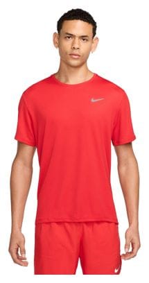 Heren Nike Dri-Fit UV Miler Red Jersey met korte mouwen