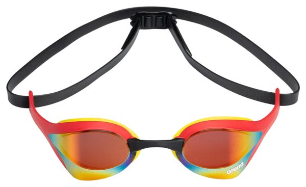 Arena Cobra Ultra Swipe Mirror Gold/Red Swimming Goggles