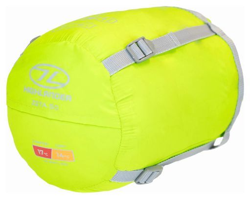 Sac de couchage momie Highlander Zeta 50 Lime 14°C - Vert
