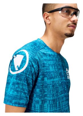 Maglietta a manica corta da uomo Endura Grid Edizione Limitata Blu