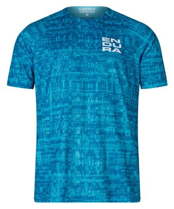 Maglietta a manica corta da uomo Endura Grid Edizione Limitata Blu