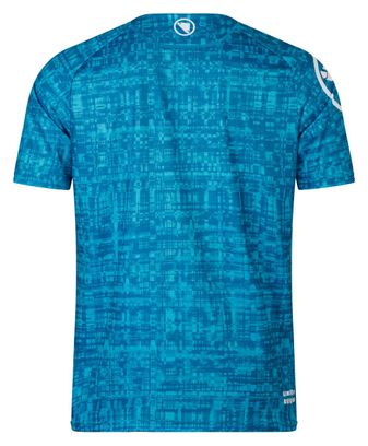 Maglietta a manica corta da uomo Endura Grid Edizione Limitata Blu