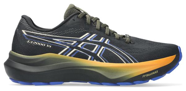 Asics GT-2000 14 GTX hardloopschoenen zwart/kaki/oranje heren
