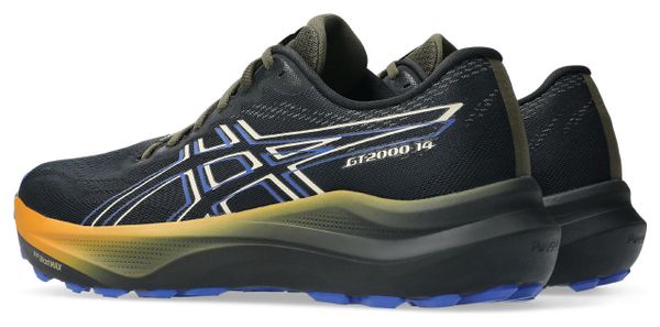 Asics GT-2000 14 GTX hardloopschoenen zwart/kaki/oranje heren