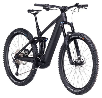 VTT Électrique Tout-Suspendu Cube Stereo Hybrid 140 HPC SLX 750 Shimano Deore/XT 12V 750 Wh 29'' Gris Carbon Reflex 2023