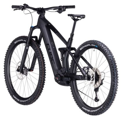 VTT Électrique Tout-Suspendu Cube Stereo Hybrid 140 HPC SLX 750 Shimano Deore/XT 12V 750 Wh 29'' Gris Carbon Reflex 2023