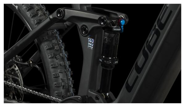 Cube Stereo Hybrid 140 HPC SLX 750 Suspensión total eléctrica MTB Shimano Deore/XT 12S 750 Wh 29'' Carbono Gris Reflex 2023