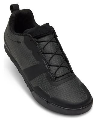 Chaussures VTT pour Pédale Plate Giro Tracker Fastlace Noir