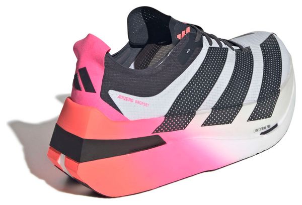 Adidas Adizero Dropset Elite trainingsschoenen, wit/roze, unisex