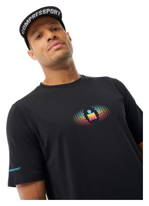 Compressport Ironman 2026 Training T-Shirt, Black, Men's
