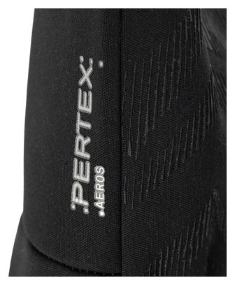 Buff Windproof Long Gloves, Black