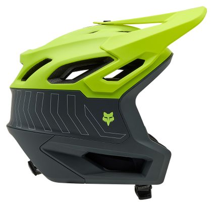 Casco Fox Dropframe Pro Amarillo/Verde fluorescente