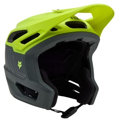 Casco Fox Dropframe Pro Amarillo/Verde fluorescente