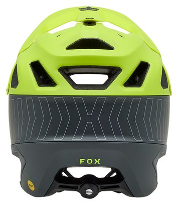 Fox Dropframe Pro Helmet Fluo Yellow/Green