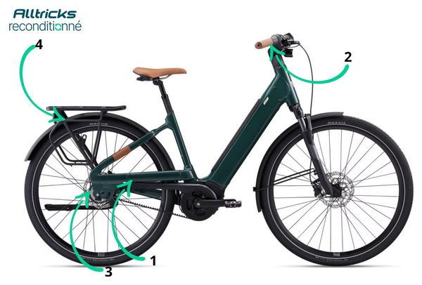 Produit Reconditionné - VTC Électrique Liv Allure E+1 Shimano Nexus 5V 500 Wh 700 mm Trekking Green