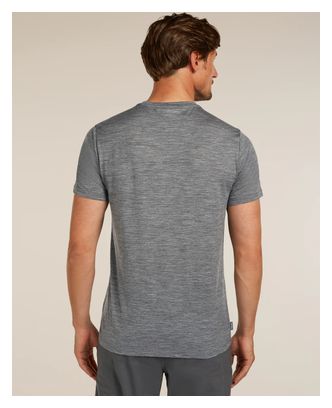 Maglietta Icebreaker 150 Tech Lite III SS Tee Grigio Uomo 