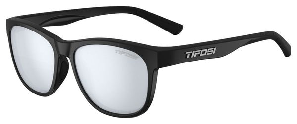 Tifosi Swank Satin Sunglasses Black / Smoked Lenses