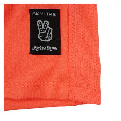 Maillot Manches Longues Enfant Troy Lee Designs Skyline Ride Youth Orange