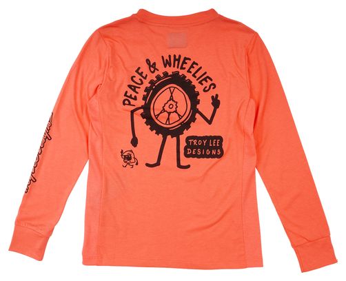 Maillot Manches Longues Enfant Troy Lee Designs Skyline Ride Youth Orange