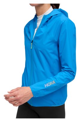 Women's Hoka SkyBreeze GTX waterproof jacket Blue | Alltricks.com