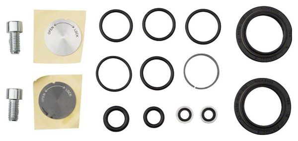 Kit pièces fourche Rockshox Basic Dustrings O-Ring Paragon Gold Sa A1