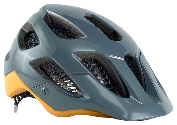 Bontrager Blaze WaveCel Battleship MTB-Helm Blau / Gelb