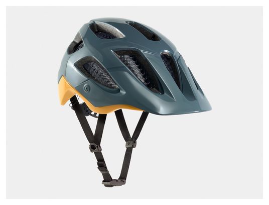 Bontrager Blaze WaveCel Battleship MTB-Helm Blau / Gelb