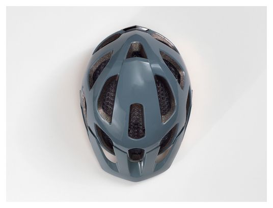 Bontrager Blaze WaveCel Battleship MTB-Helm Blau / Gelb