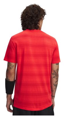Maglia a maniche corte Under Armour Velociti rossa da uomo
