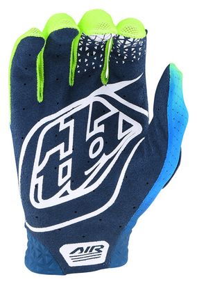 Troy Lee Designs AIR JET FUEL MARINE/Gelbe Handschuhe