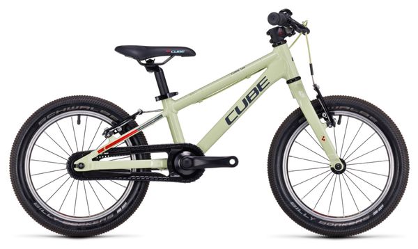 Cube Cubie 160 Kids MTB Single Speed 16'' Groen 2023 3 - 5 jaar oud