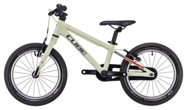 Cube Cubie 160 Kids MTB Single Speed 16'' Verde 2023 3 - 5 Anni