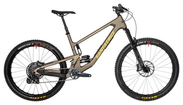 Gereviseerd product - Mountainbike Santa Cruz 5010 v5 Carbon CC Sram GX AXS Eagle 12V 27,5''/29' Nikkel Mat/Geel 2023